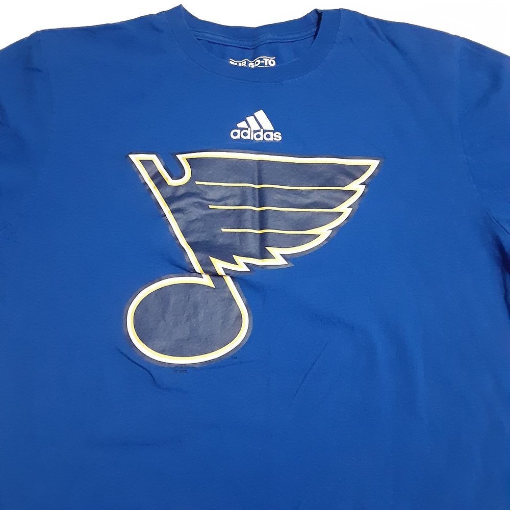Adidas Women's The Go To Tee St. Louis Blues Hockey SS T Shirt Size M